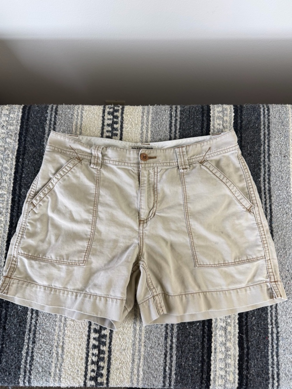 Polo by Ralph Lauren Light Khaki Patch Pocket Shorts